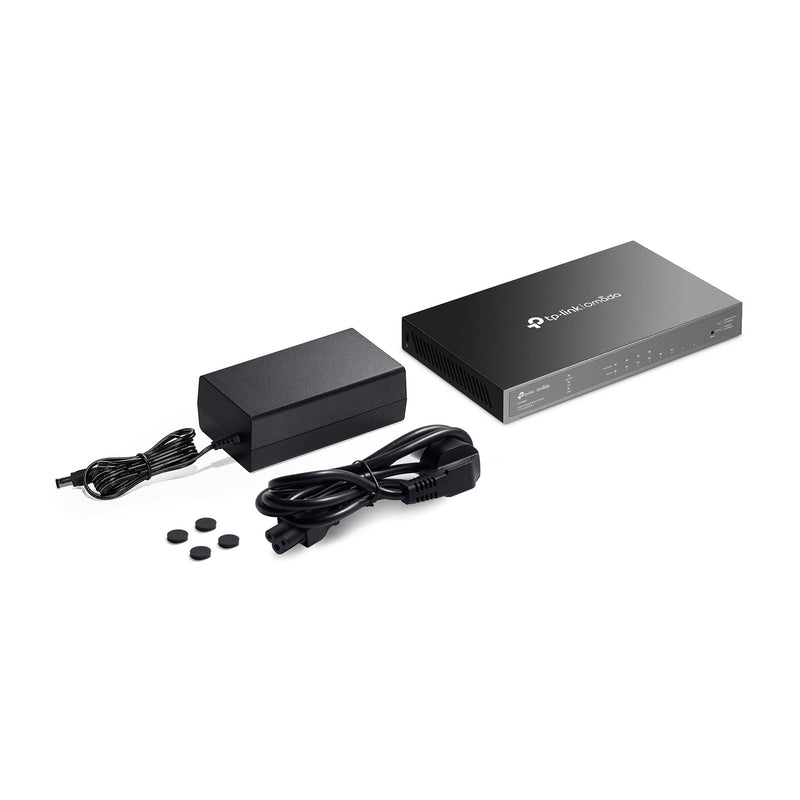Load image into Gallery viewer, Tp-link omada sg2008p 8-poorts gigabit jetstream smart-switch (zwart, 4x poe+)
