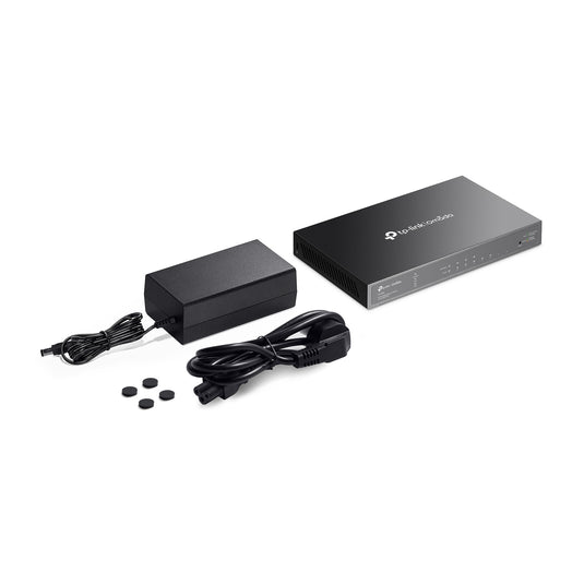 Tp-link omada sg2008p 8-poorts gigabit jetstream smart-switch (zwart, 4x poe+)