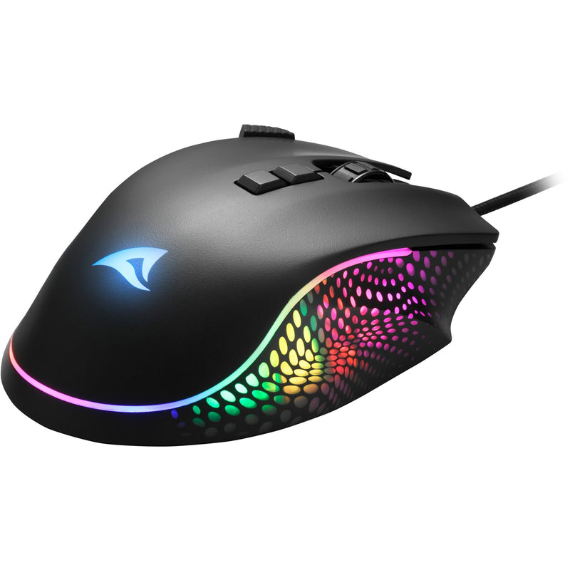 Load image into Gallery viewer, Sharkoon shark force iii gaming muis (zwart, 400 - 12.800 dpi, rgb leds)
