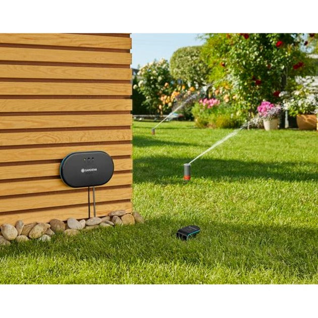 Load image into Gallery viewer, Gardena smart irrigation control sensor set besproeiingscomputer (grijs turquoise)
