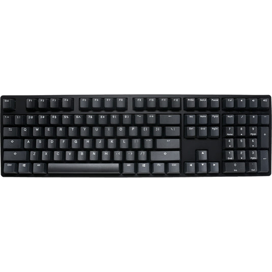 Ducky origin phantom black, toetsenbord (zwart, us lay-out, cherry mx red, hot swap, pbt double-shot keycaps)