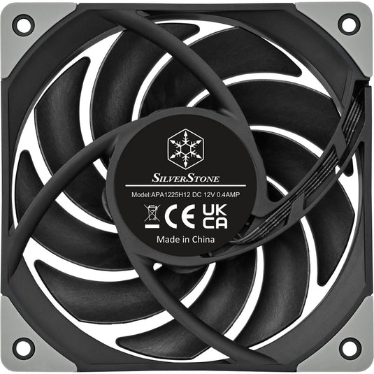 Silverstone fhl120 case fan (zwart, 120 x 120 x 25 mm, pwm)