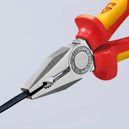 Knipex kombi-tang 03 06 200 vde combinatietang (rood geel, 200mm)