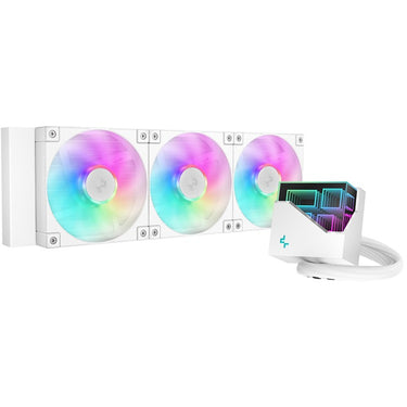 Deepcool lt360 argb waterkoeling (wit, 4-pins pwm fan-connector)