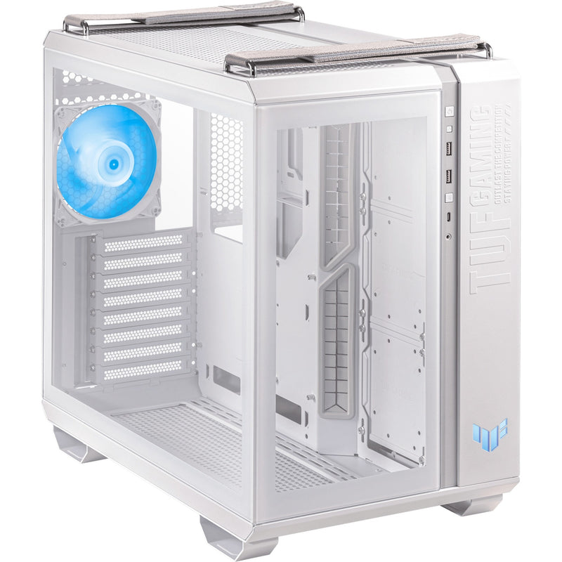 Load image into Gallery viewer, Asus tuf gaming gt502 plus midi tower behuizing (wit | 2x usb-a | 1x usb-c | tempered glass)
