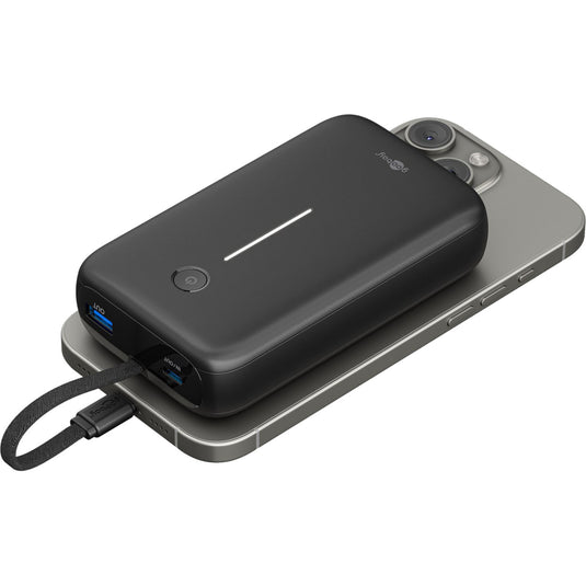 Goobay powerbank 20.000 mah - 30w (zwart, usb-c pd)