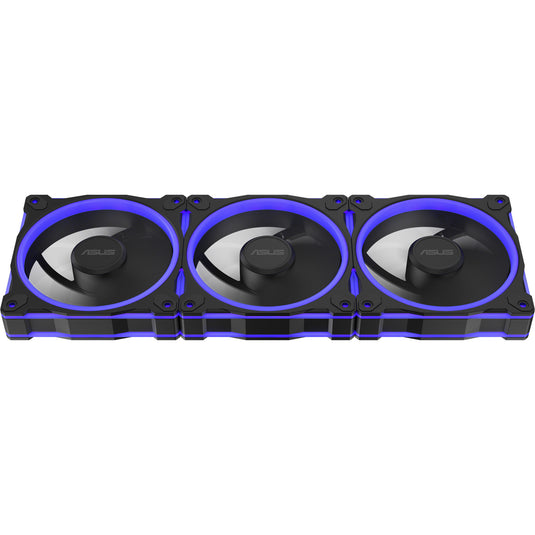 Asus prime mr120 argb fan - triple pack case fans (zwart, 3 stuks, 120 x 120 x 28 mm, 3 stuks)