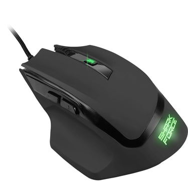 Sharkoon shark force ii gaming muis (zwart, 400 - 4200 dpi, meerkleurige leds)