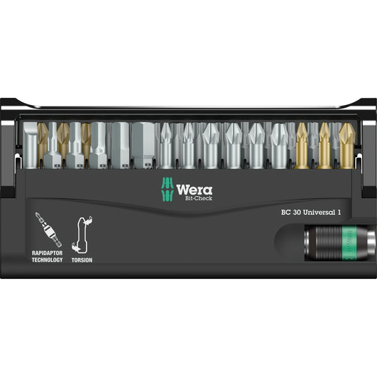 Wera bit-check 30 universal 1 bitset (30-delig)
