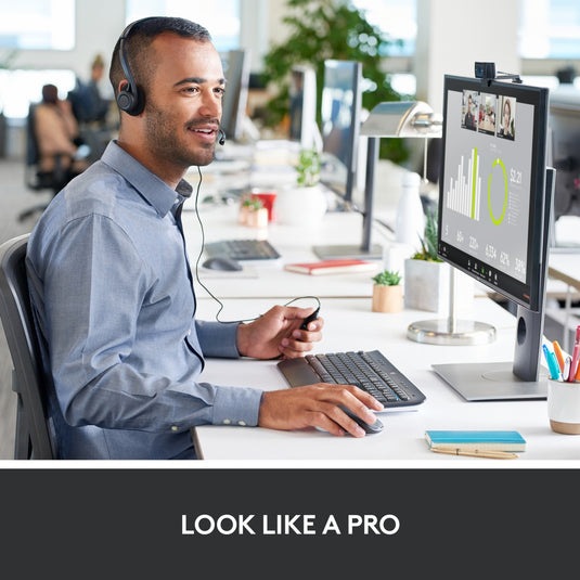Logitech c920s pro hd webcam (zwart)