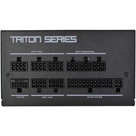 Silverstone triton 750rz modulaire 750 watt voeding (zwart, 1x 12v-2x6, 3x pcie)