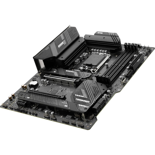 Msi mag b760 tomahawk wifi socket 1700 moederbord (zwart, raid, 2.5 gb-lan, wi-fi 6e, bt, sound, atx)