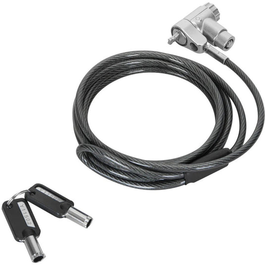 Targus defcon ultimate universal keyed cable lock with adaptable lock head diefstalbeveiliging