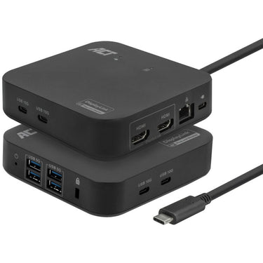 Dockingstation act ac7150 zwart usb-c