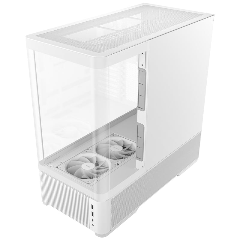 Load image into Gallery viewer, Antec c6 curve air midi tower behuizing (wit | 2x usb-a | 1x usb-c | tempered glass)
