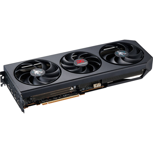 Powercolor radeon rx 9070 gre hellhound 12gb gddr6 grafische kaart (zwart, rdna4, 3x displayport, 1x hdmi 2.1)