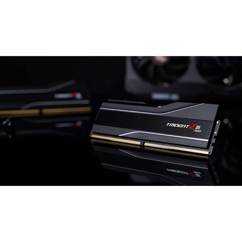 Load image into Gallery viewer, G.skill 64 gb ddr5-6000 (2x 32 gb) kit werkgeheugen (zwart, f5-6000j3238g32gx2-tz5n, trident z5 neo, expo)
