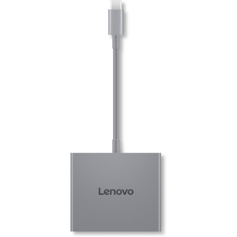 Load image into Gallery viewer, Lenovo usb-c 4 in 1 hub gen2 usb-hub (grijs)
