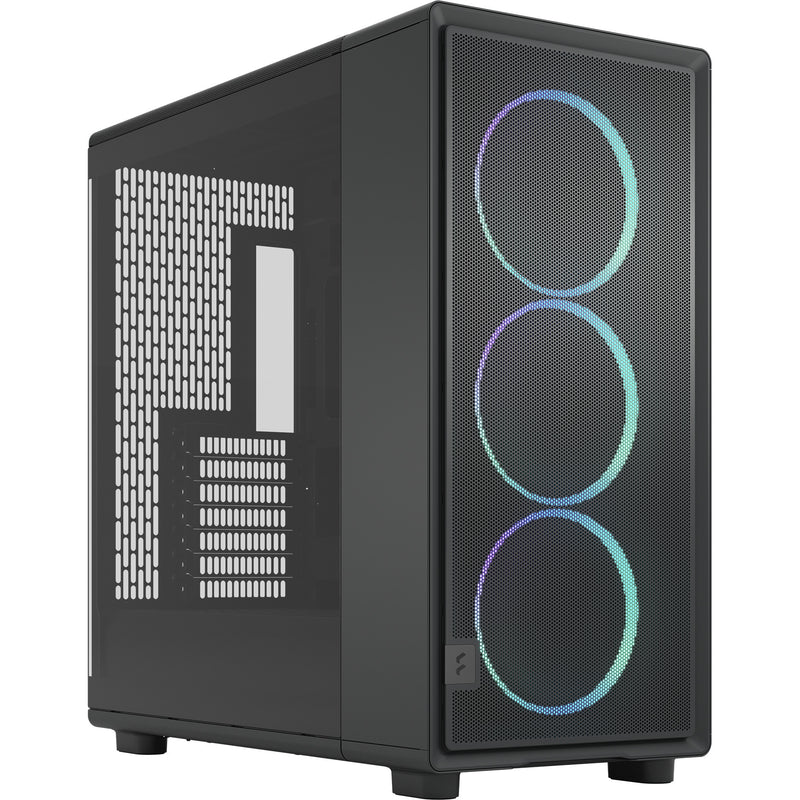 Afbeelding laden in galerijviewer, Fractal design epoch xl tg rgb midi tower behuizing (zwart | 2x usb-a | 1x usb-c | rgb | tempered glass)
