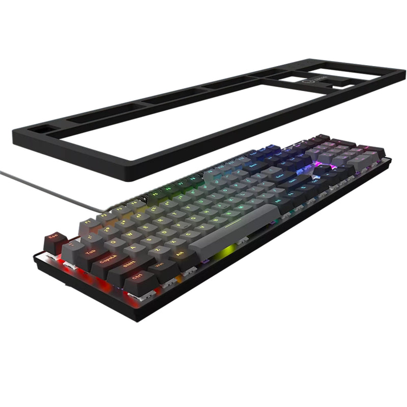 Load image into Gallery viewer, Lorgar azar 514 rgb mechanisch gaming toetsenbord (zwart, us lay-out (qwerty), logar dream, 100%, rgb)
