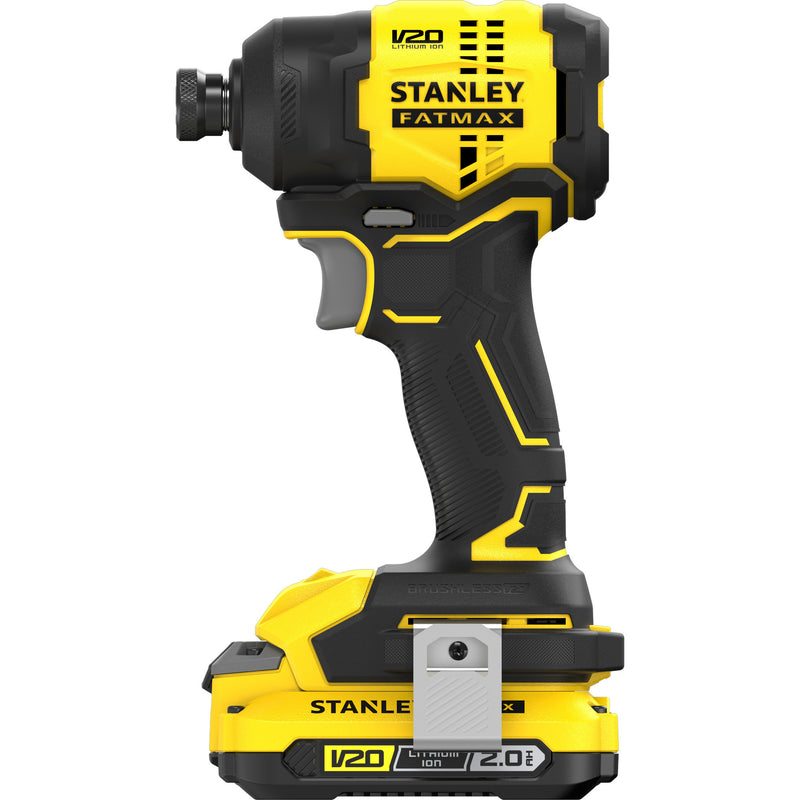 Load image into Gallery viewer, Stanley fatmax v20 18v slagschroevendraaier (zwart geel, accu en oplader inbegrepen, met koffer)
