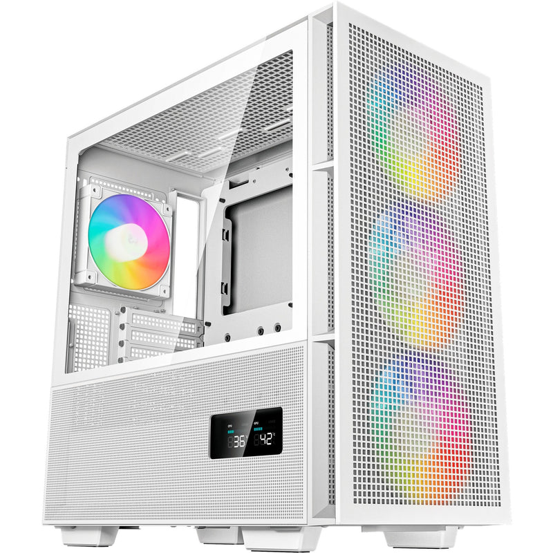 Load image into Gallery viewer, Deepcool ch560 digital midi tower behuizing (wit | 1x usb-a | 1x usb-c | rgb | tempered glass)
