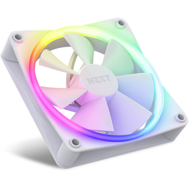 Load image into Gallery viewer, Nzxt f120 rgb case fans (wit, 3 stuks, 120 x 120 x 26 mm, incl. controller)

