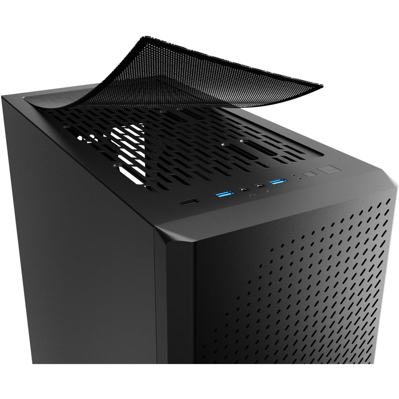Load image into Gallery viewer, Sharkoon vs9 black midi tower behuizing (zwart | 3x usb-a)
