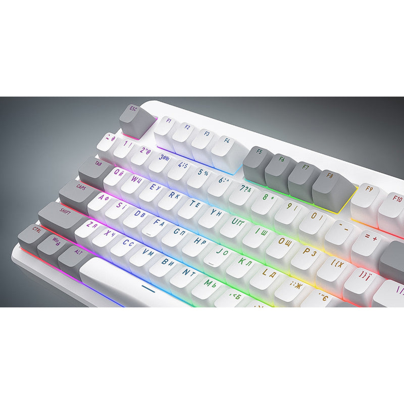 Load image into Gallery viewer, Hator rockfall 3 tkl wireless rgb mechanisch gaming toetsenbord (wit, us lay-out (qwerty), hator aurum orange, 80% (tkl), rgb, pbt keycaps, hotswap, 2.4 ghz bluetooth usb-c)
