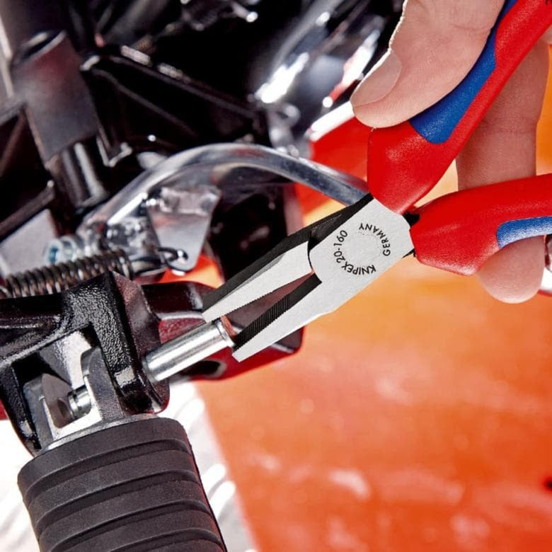 Load image into Gallery viewer, Knipex platbuigtang 20 06 160 vde grijptang (rood geel, lengte 160mm)
