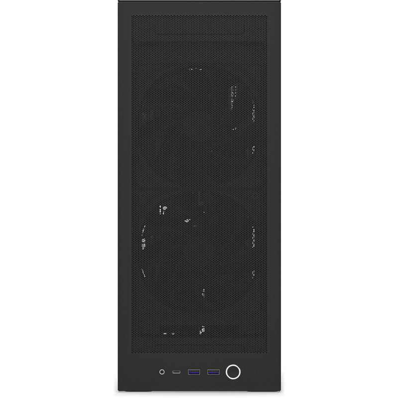 Load image into Gallery viewer, Nzxt h2 flow mini tower behuizing (zwart | 2x usb-a | 1x usb-c | tempered glass)

