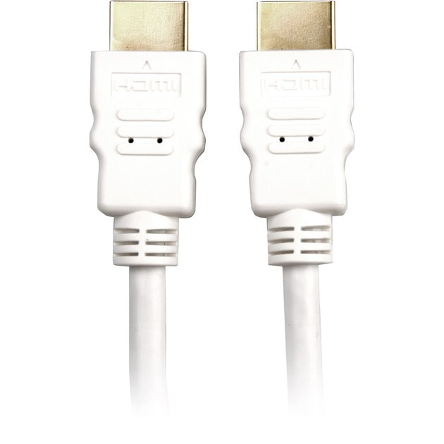 Load image into Gallery viewer, Sharkoon high speed hdmi kabel met ethernet (wit, 2 meter, 4k, verguld)
