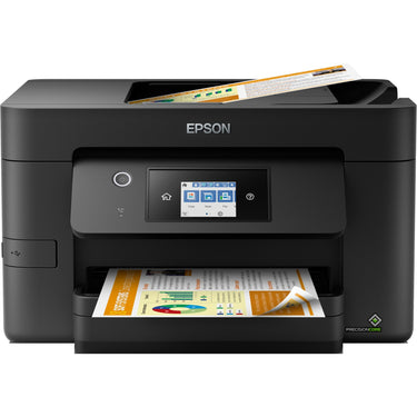 Epson workforce pro wf-3820dwf all-in-one inkjetprinter met faxfunctie (zwart, scannen, kopiëren, faxen, lan, wi-fi)