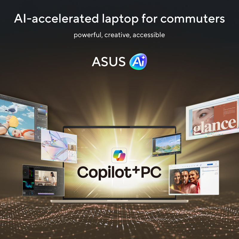 Afbeelding laden in galerijviewer, Asus zenbook a16 ux3607oa-sq013w 16 copilot+ laptop (beige | snapdragon x2e-94-100 | qualcomm adreno | 48 gb | 1 tb ssd | oled)
