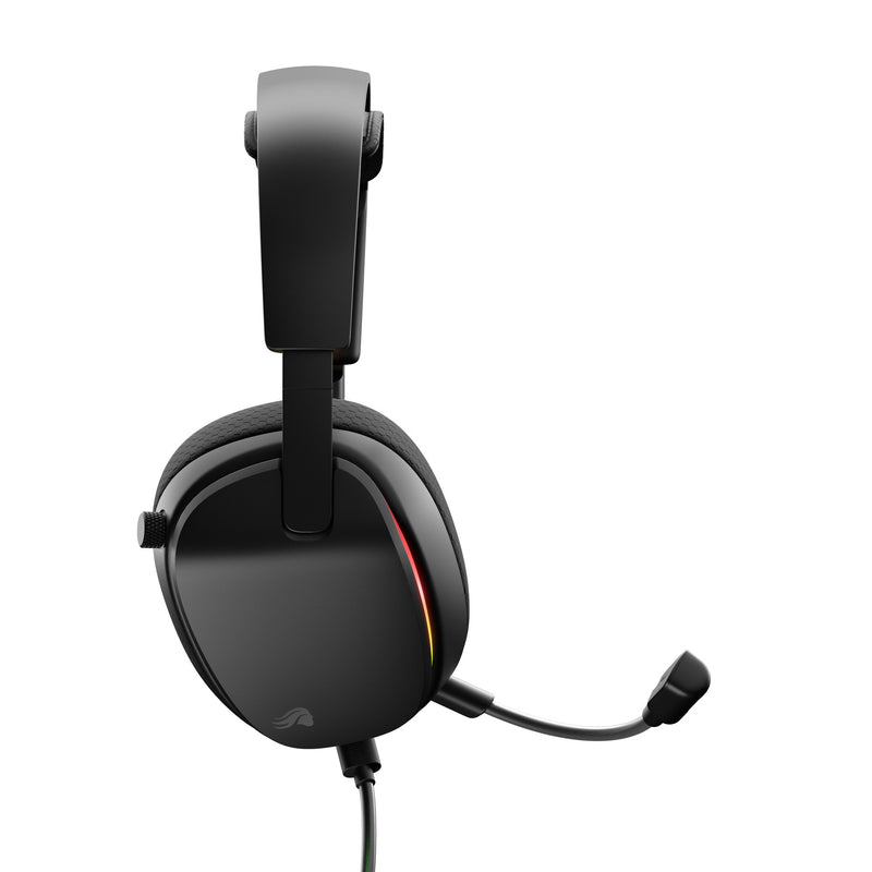 Load image into Gallery viewer, Glorious ghs eternal rgb - stereo rgb gamingheadset over-ear gaming headset (zwart, pc, ps5, ps4, switch, usb-c)
