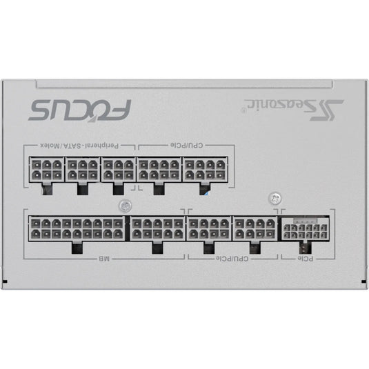 Seasonic focus-gx-750-v4 atx3.0 modulaire 750 watt voeding (wit, 1x 12vhpwr, 2x pcie)