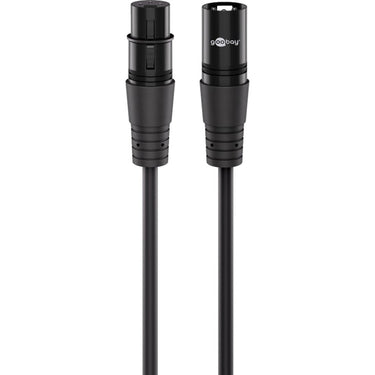 Goobay xlr-aansluitkabel (zwart, 1 meter)