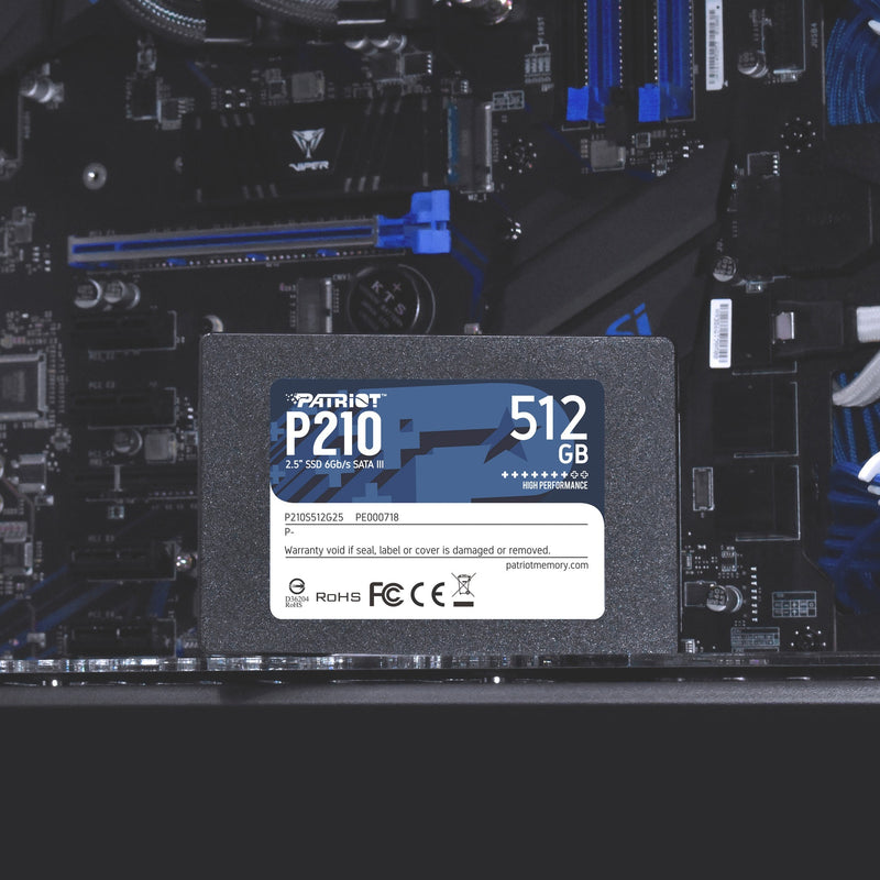 Load image into Gallery viewer, Patriot p210, 512 gb ssd (zwart, p210s512g25, sata iii)
