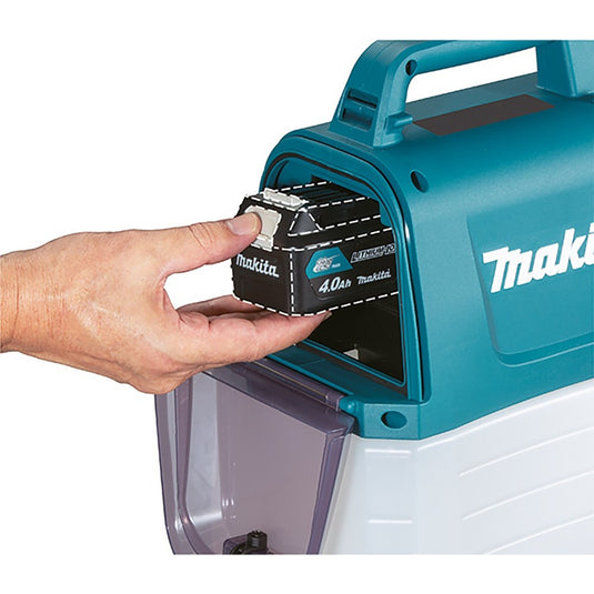 Makita accu-drukspuit dus054z (blauw, accu en oplader niet inbegrepen)
