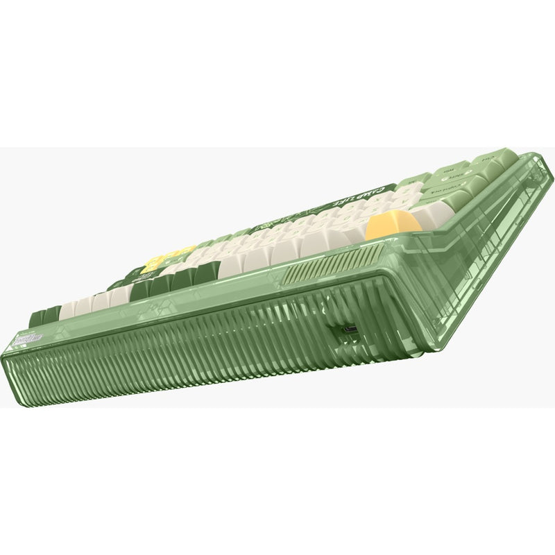 Load image into Gallery viewer, Iqunix og80 camping wireless mechanical keyboard, gaming toetsenbord (groen oranje, us lay-out, cherry mx red, rgb leds, 80% (tkl), hot-swappable, pbt, 2.4ghz | bluetooth 5.1 | usb-c)
