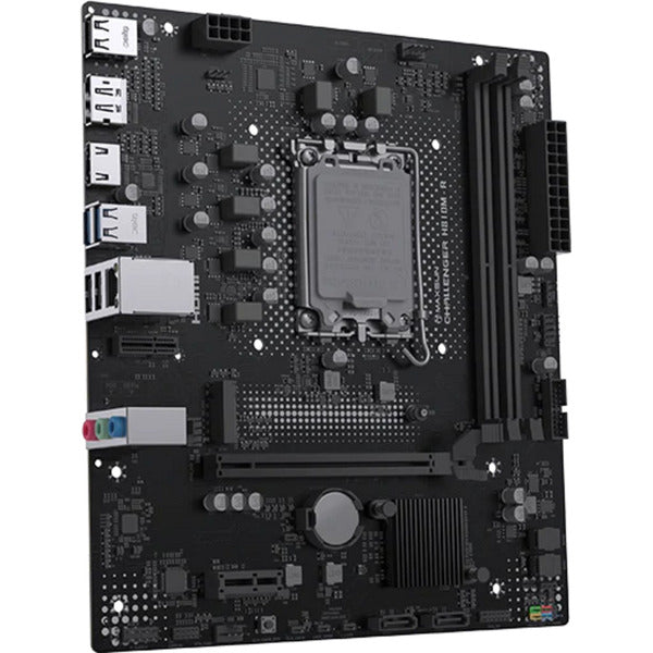 Afbeelding laden in galerijviewer, Maxsun ms-challenger h810m-r socket 1851 moederbord (zwart, gb-lan, sound, µatx)
