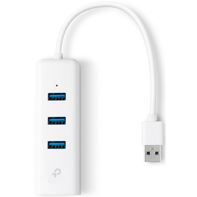 Load image into Gallery viewer, Tp-link ue330 3-port usb 3.0 + gigabit lan usb-hub (wit)

