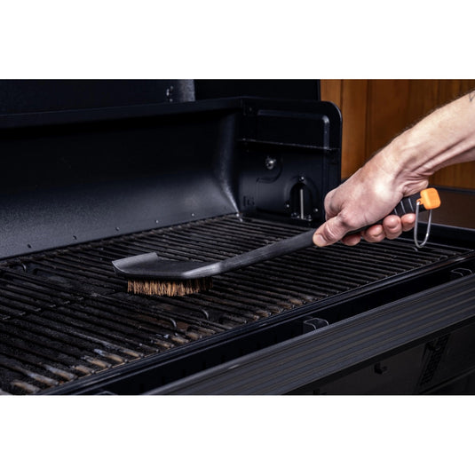 Traeger hot n`cold grill reinigingsborstel grillreinigingsborstel (zwart)