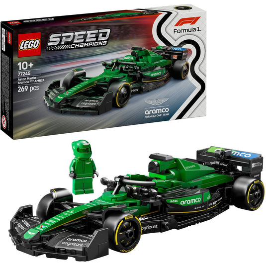 Lego speed champions 77245 aston martin aramco f1 amr24 racewagen