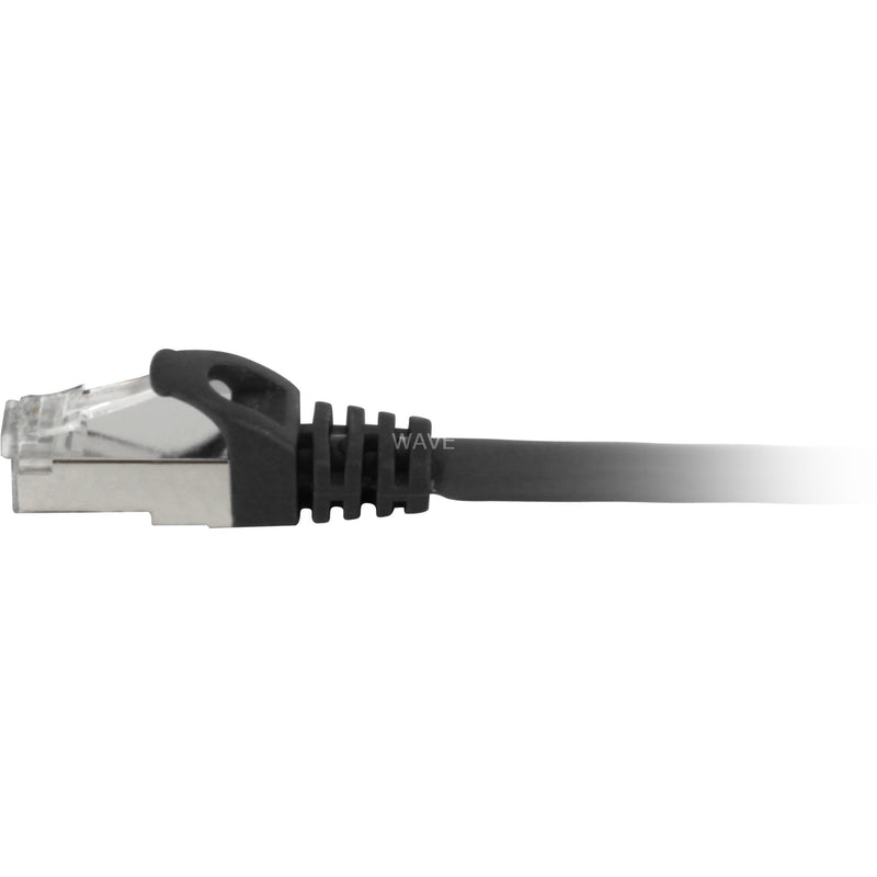 Load image into Gallery viewer, Sharkoon netwerkkabel sftp, rj-45 met cat.7a (zwart, 7,5 meter, ruwe kabel)

