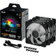 Asus tuf gaming tr120 argb case fans (zwart, 3 stuks, 120 x 120 x 25 mm)
