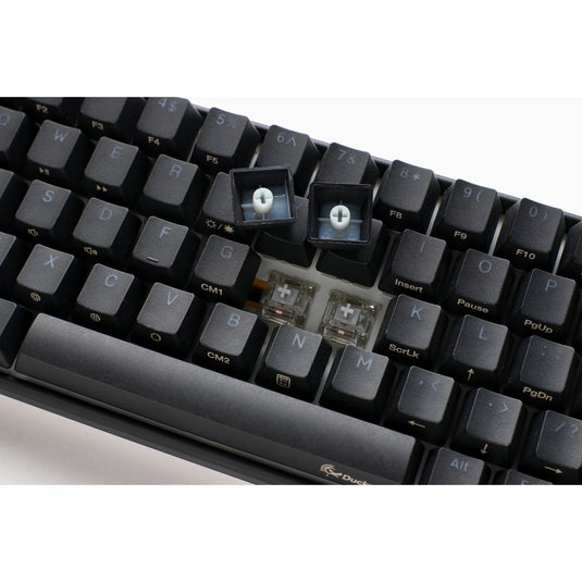 Ducky one 3 classic sf rgb mechanisch toetsenbord (zwart, us lay-out (qwerty), cherry mx brown, 65%, rgb leds, double-shot pbt, hot-swappable, quack mechanics)