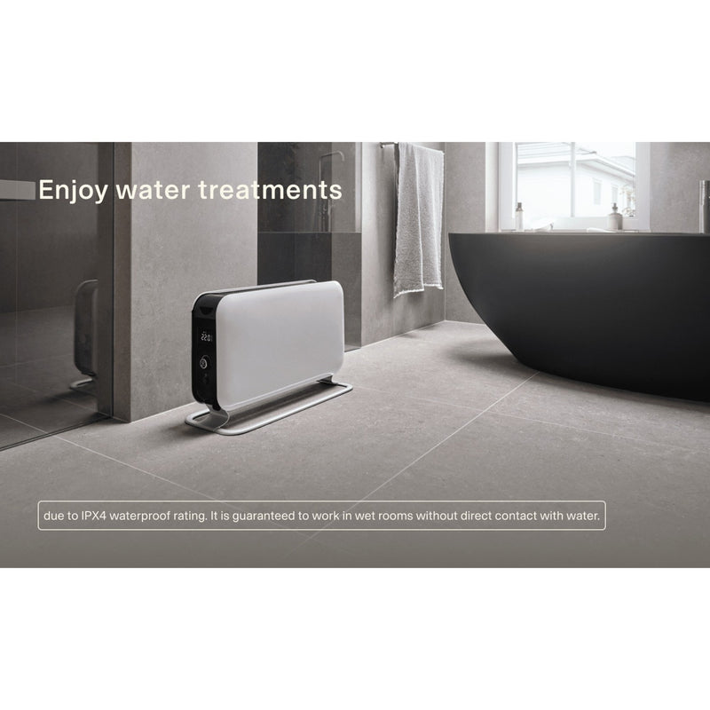 Afbeelding laden in galerijviewer, Mill wifi convectorkachel co1500maxwifi3 (wit zwart, 1500 watt, wifi + app control)
