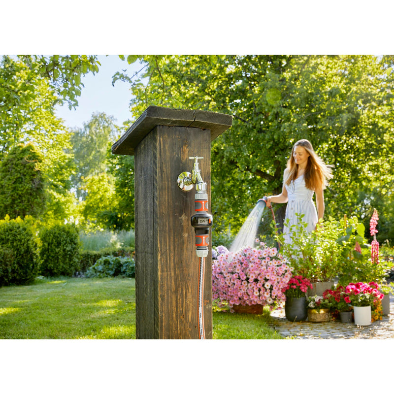 Load image into Gallery viewer, Gardena watermeter aquacount meetapparaat (grijs oranje, 18350-20)
