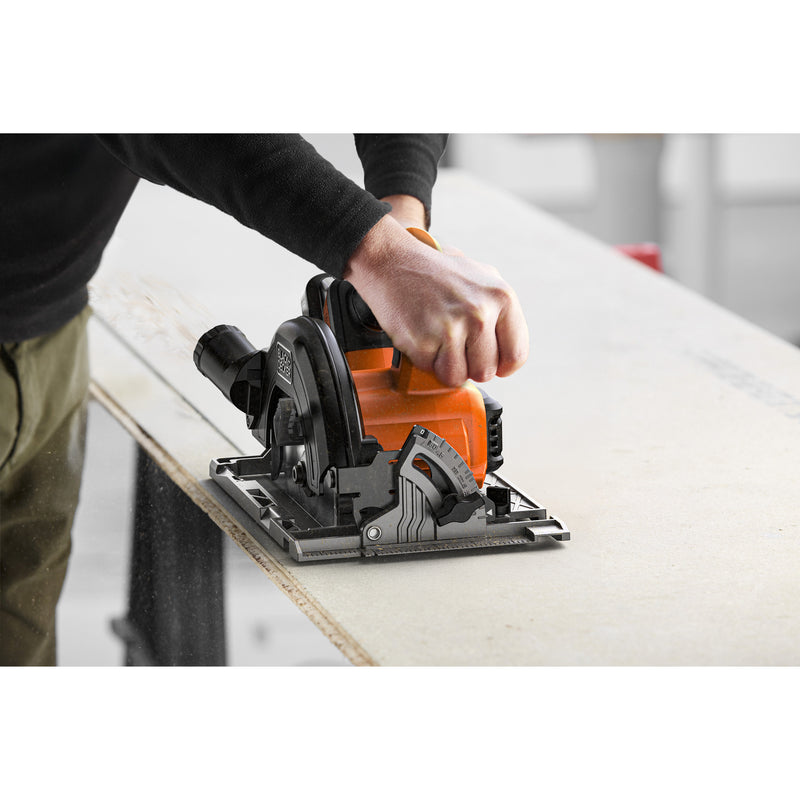 Load image into Gallery viewer, Black+decker 18v brushless cirkelzaag 165mm handcirkelzaag (zwart oranje, accu en oplader niet inbegrepen)

